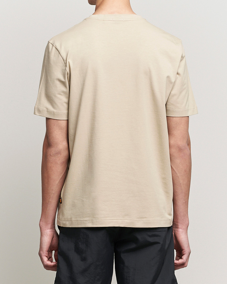 Hombres | Camisetas | BOSS ORANGE | BOSS Casual Tchup Logo Crew Neck Tee Light Beige