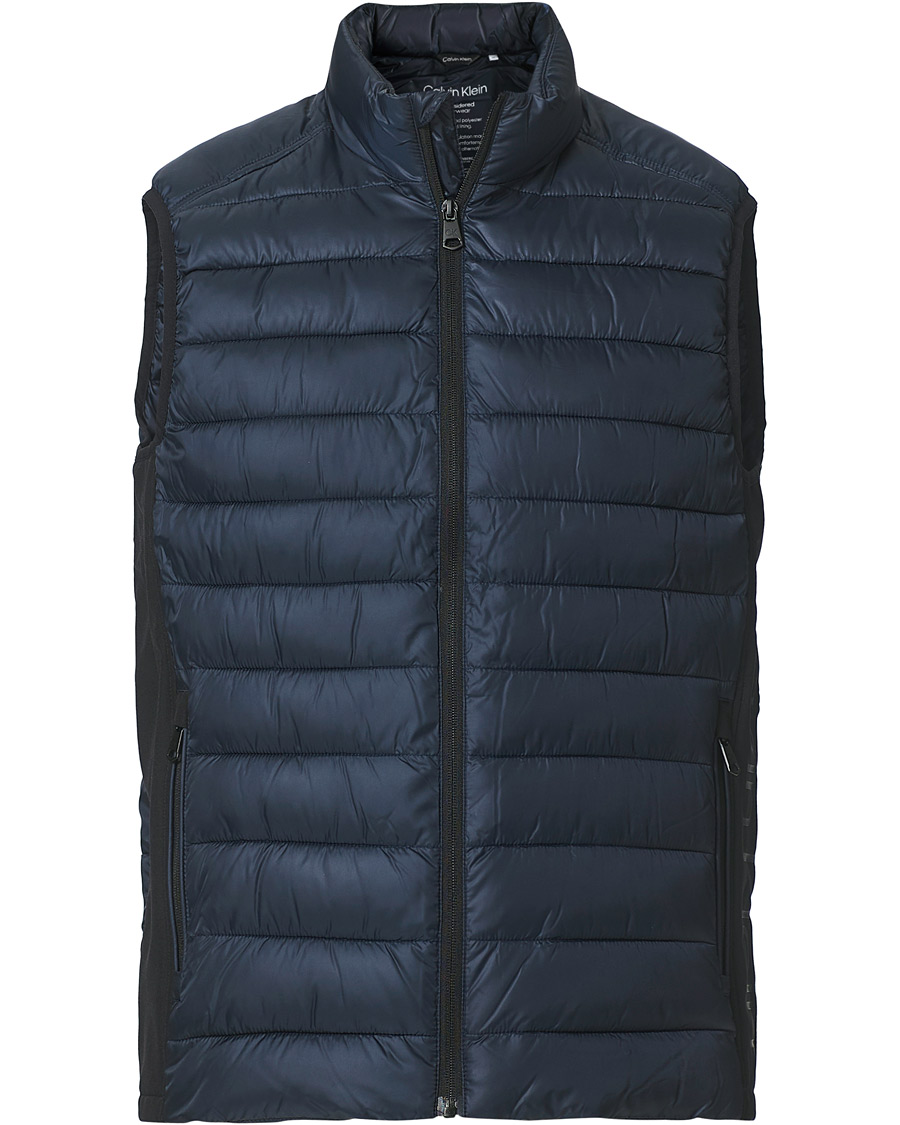 Hombres | Abrigos y chaquetas | Calvin Klein | Recycled Side Logo Down Vest Navy