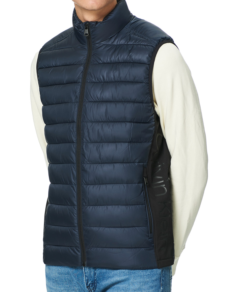 Hombres | Abrigos y chaquetas | Calvin Klein | Recycled Side Logo Down Vest Navy