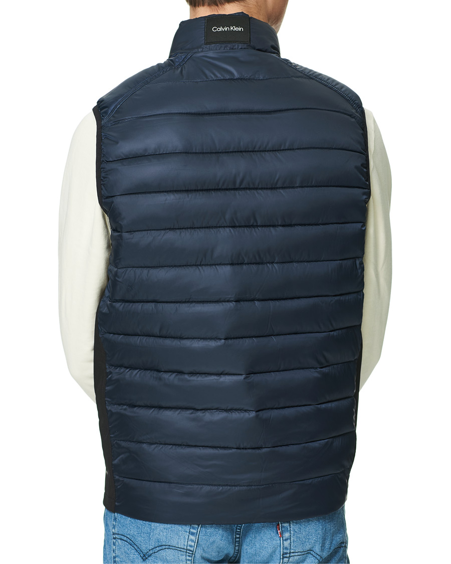 Hombres | Abrigos y chaquetas | Calvin Klein | Recycled Side Logo Down Vest Navy