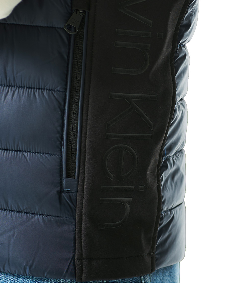 Hombres | Abrigos y chaquetas | Calvin Klein | Recycled Side Logo Down Vest Navy