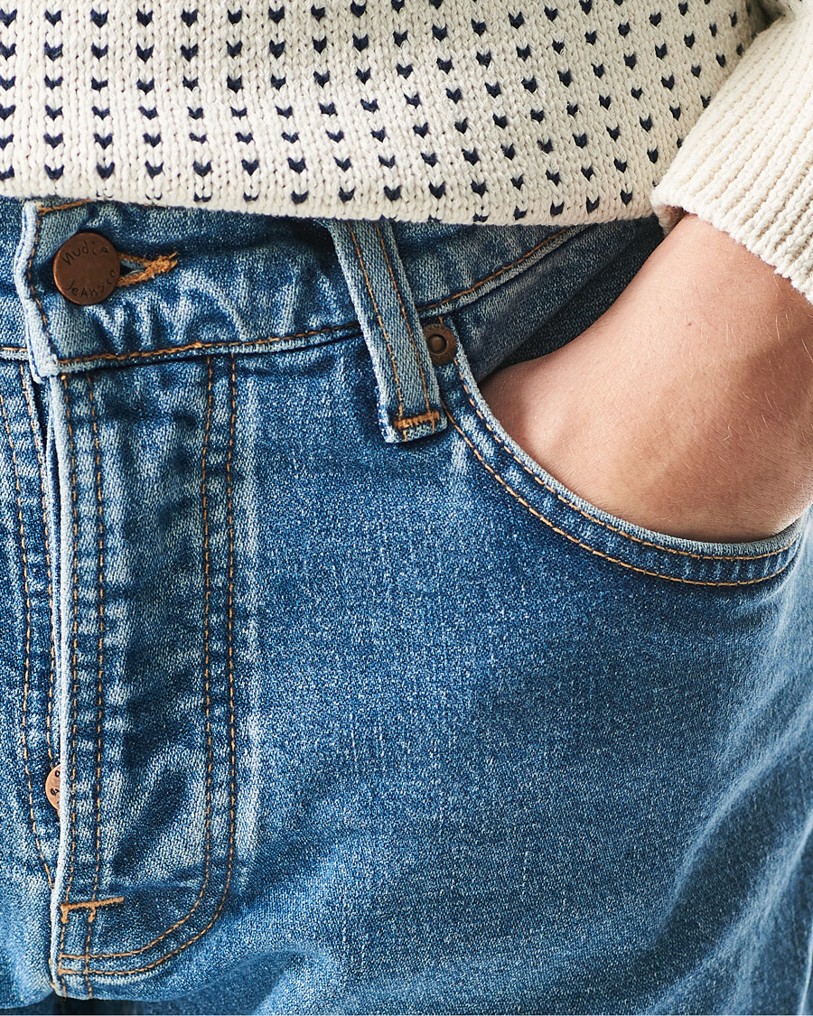 Hombres | Vaqueros | Nudie Jeans | Grim Tim Jeans Broken Faded