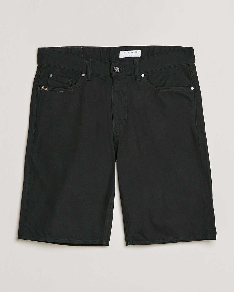 Hombres | Pantalones cortos | Tiger of Sweden | Kylian Jeans Shorts Black