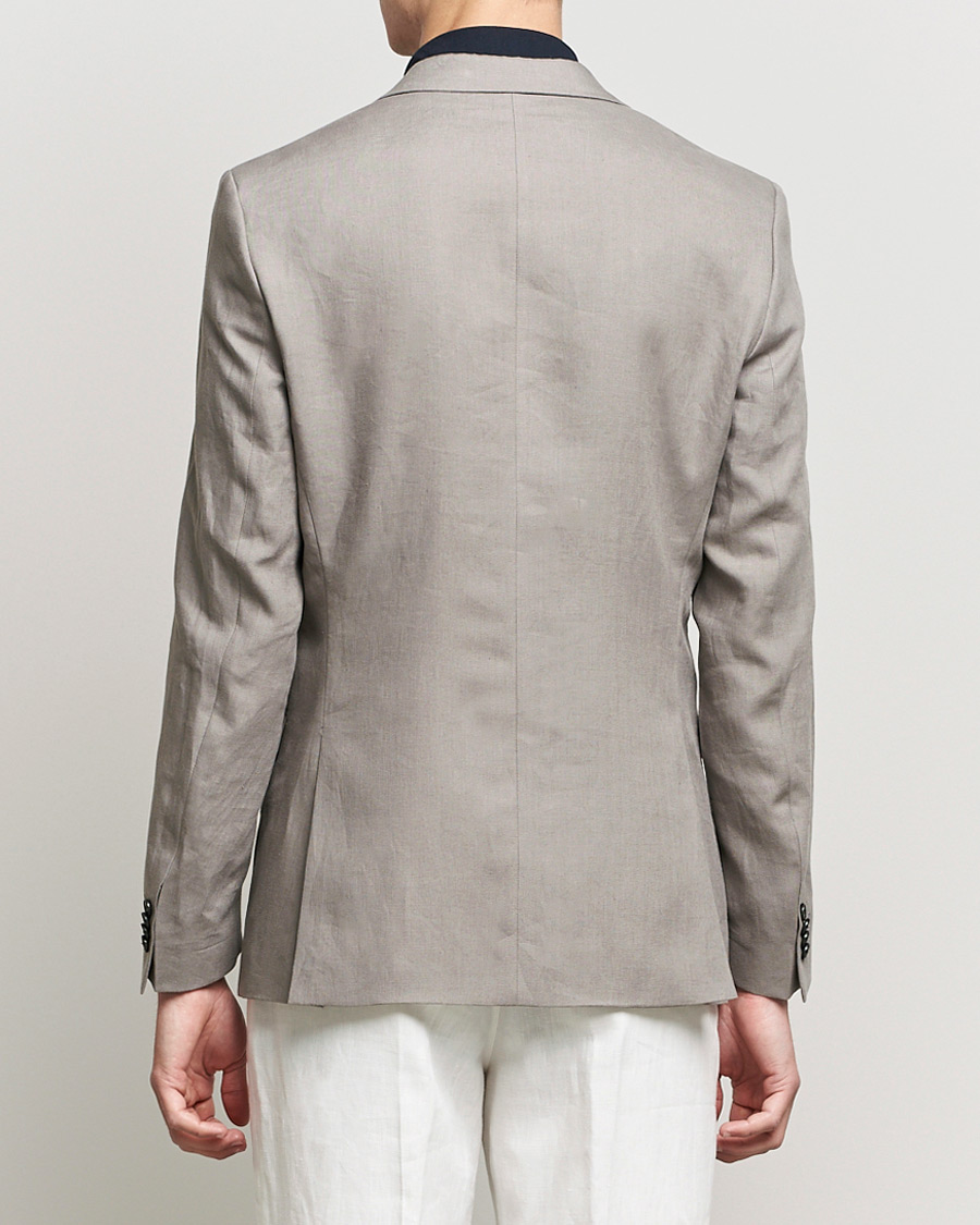 Hombres | Blazers | Tiger of Sweden | Jamonte Linen Blazer Lead Grey