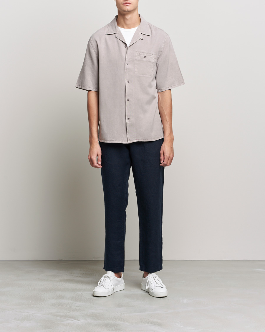 Hombres | Pantalones | NN07 | Karl Linen Trousers Navy