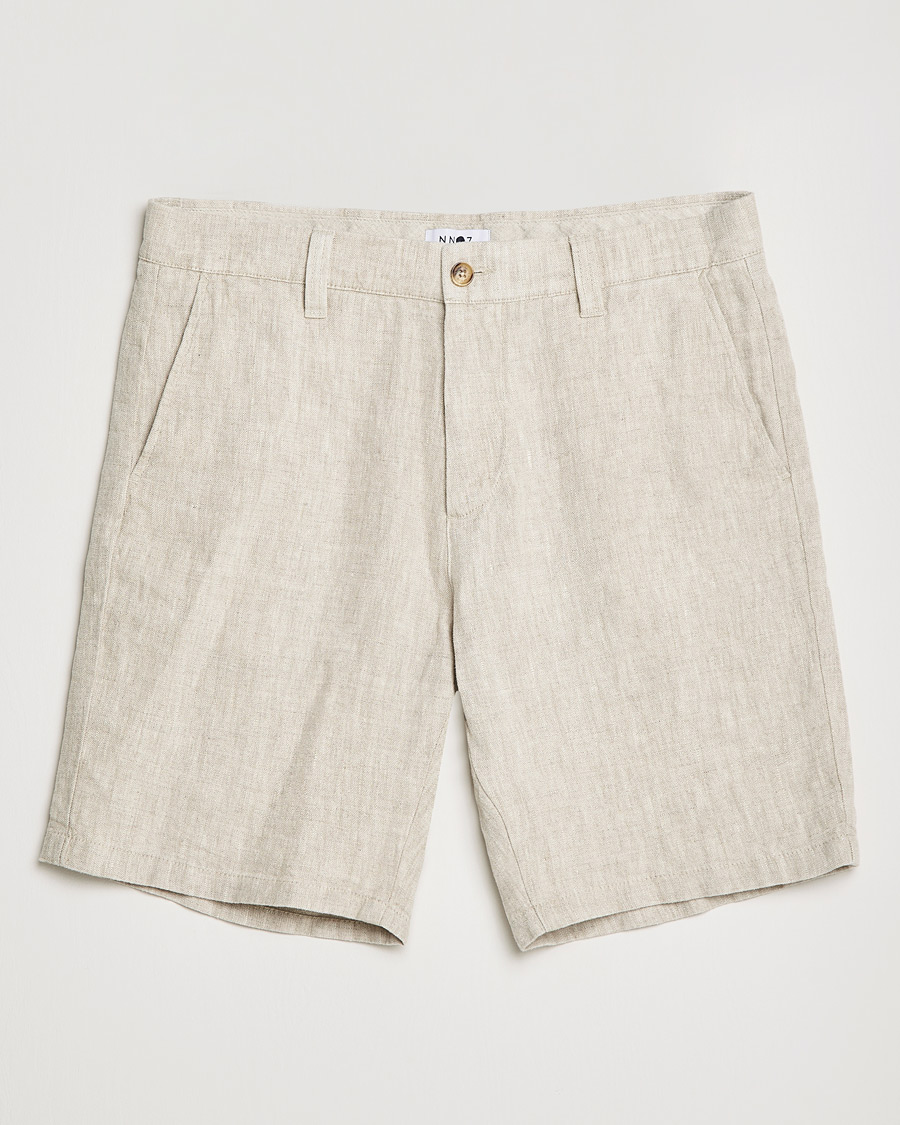 Hombres | Pantalones cortos | NN07 | Crown Linen Shorts Oat
