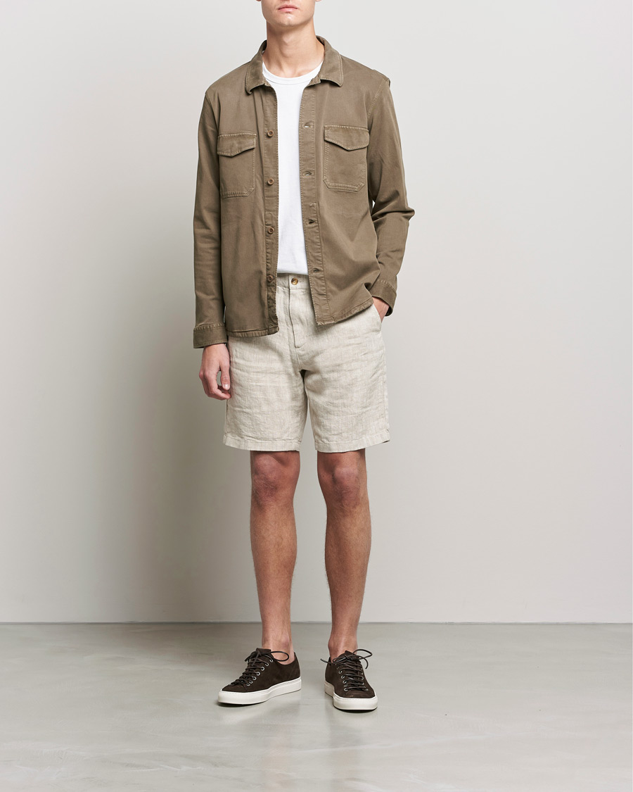 Hombres | Pantalones cortos | NN07 | Crown Linen Shorts Oat