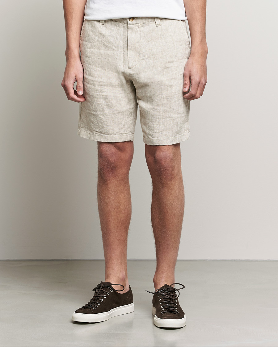 Hombres | Pantalones cortos | NN07 | Crown Linen Shorts Oat