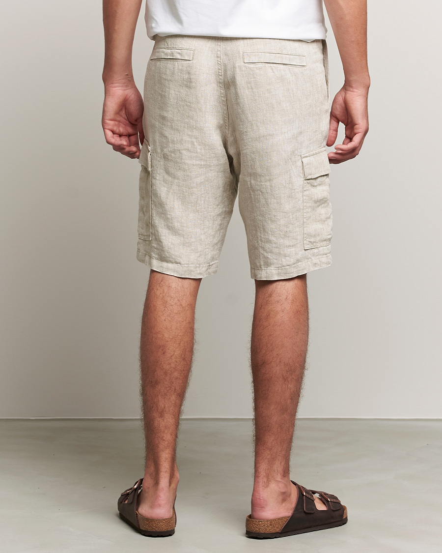 Hombres | Pantalones cortos | NN07 | Arnie Cargo Linen Shorts Oat