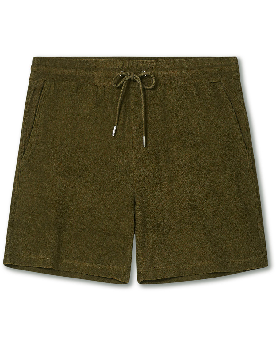 Hombres | Pantalones cortos | NN07 | Cameron Terry Shorts Dark Olive