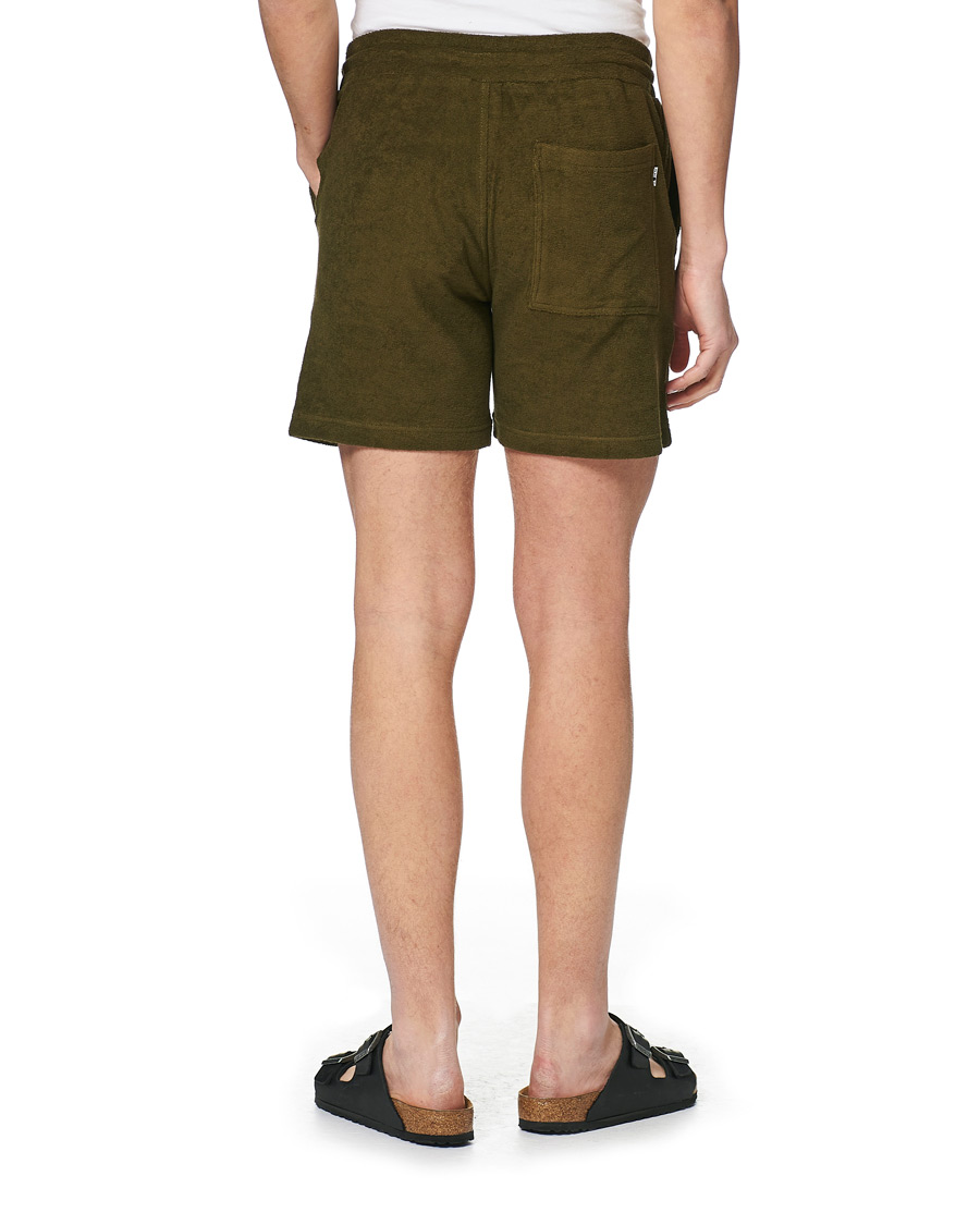 Hombres | Pantalones cortos | NN07 | Cameron Terry Shorts Dark Olive