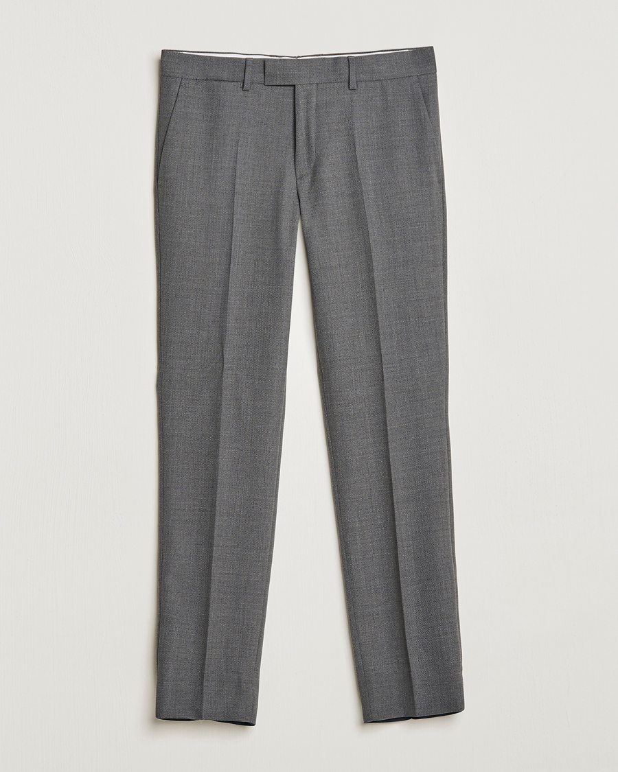 Hombres | Pantalones | J.Lindeberg | Grant Active Hopsack Pants Grey Melange