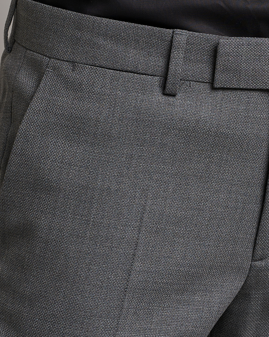 Hombres | Pantalones | J.Lindeberg | Grant Active Hopsack Pants Grey Melange