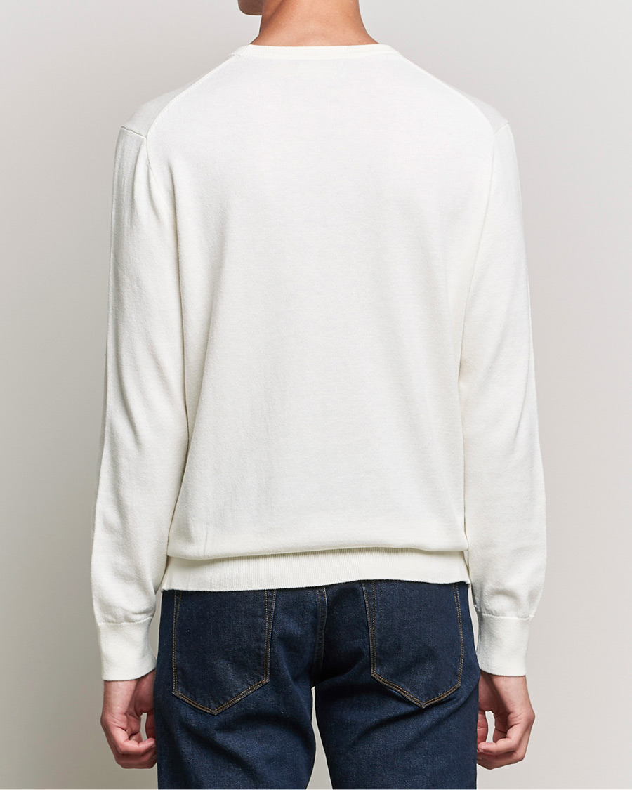 Hombres | Jerséis y prendas de punto | Polo Ralph Lauren | Cotton/Cashmere Crew Neck Pullover Deckwash White