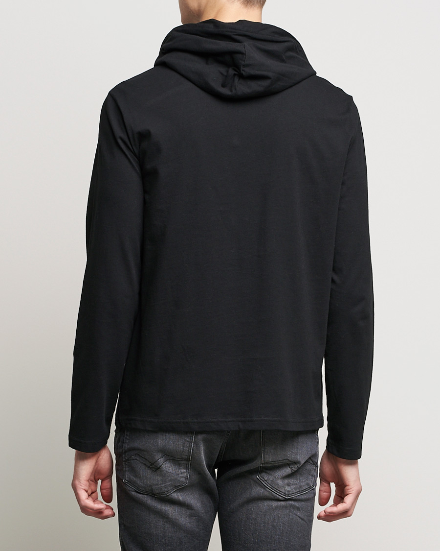 Hombres | Jerséis y prendas de punto | Polo Ralph Lauren | Long Sleeve Hooded T-Shirt Polo Black