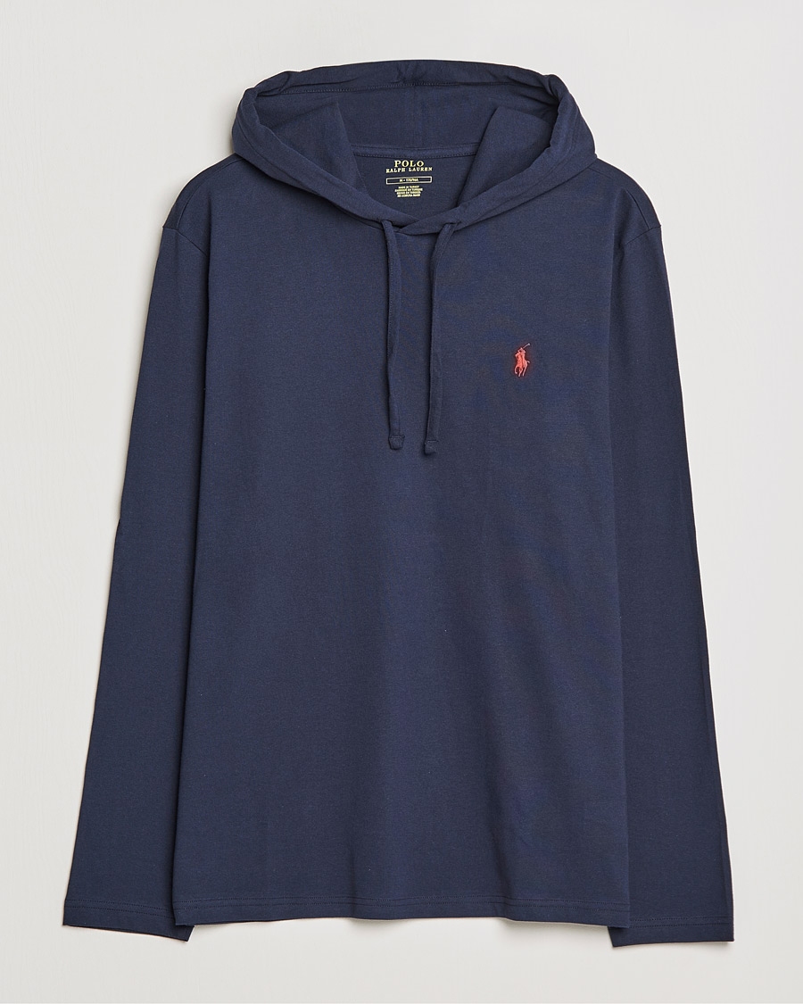 Hombres | Jerséis y prendas de punto | Polo Ralph Lauren | Long Sleeve Hooded T-Shirt Ink