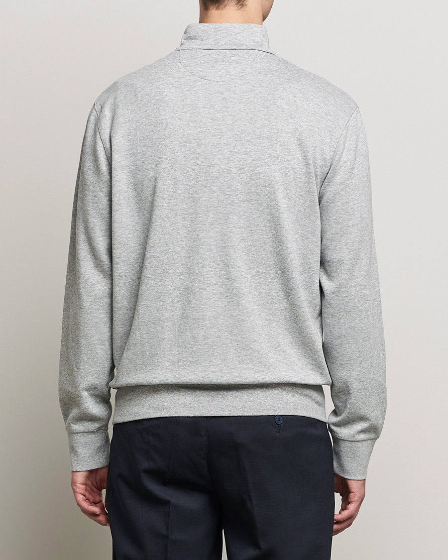 Hombres | Jerséis y prendas de punto | Polo Ralph Lauren | Double Knit Half-Zip Sweater Andover Heather