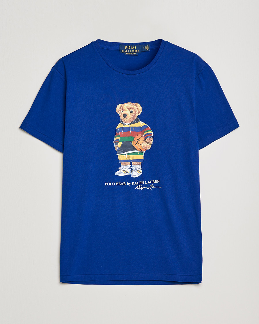 Hombres | Camisetas | Polo Ralph Lauren | Printed Active Bear Crew Neck Tee Heritage Royal