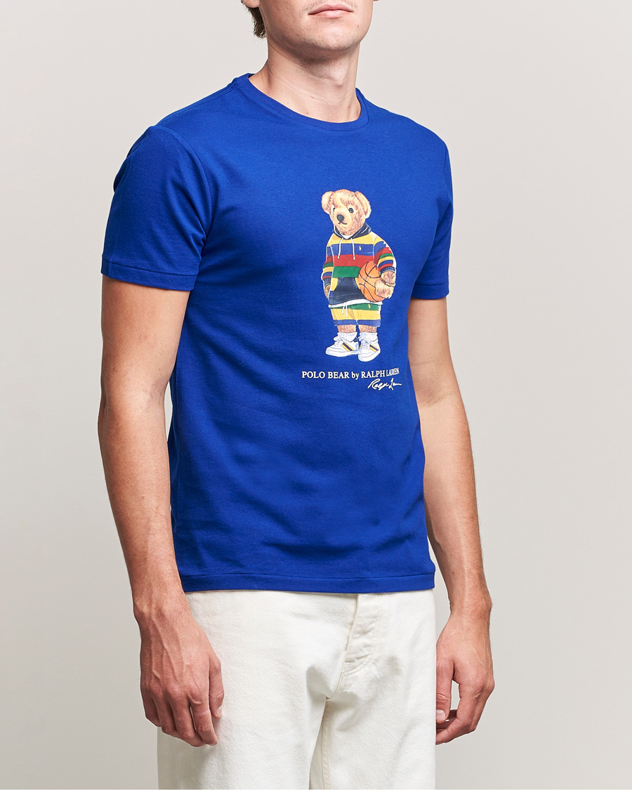 Hombres | Camisetas | Polo Ralph Lauren | Printed Active Bear Crew Neck Tee Heritage Royal