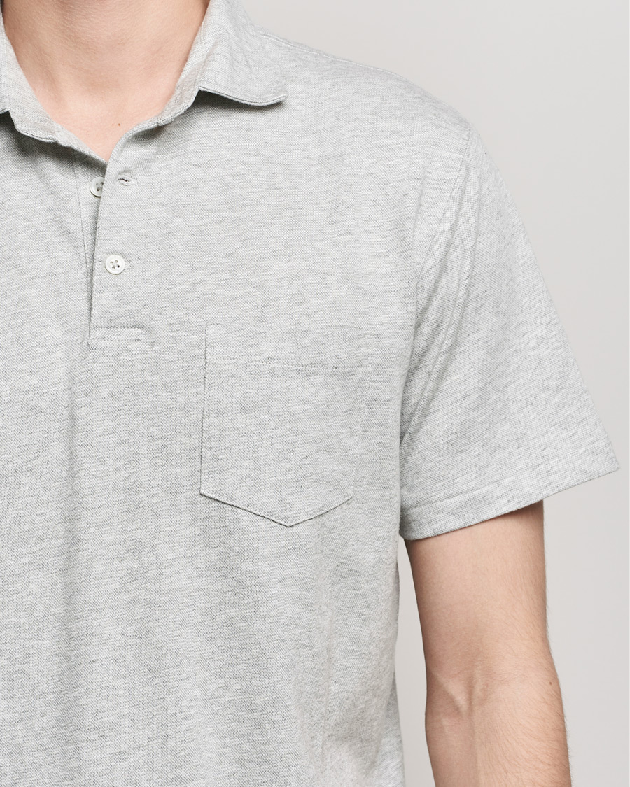 Hombres | Polos | Polo Ralph Lauren | Custom Slim Fit Cotton/Linen Polo Andover Heather