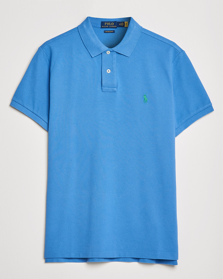 Hombres | Polos | Polo Ralph Lauren | Custom Slim Fit Polo Retreat Blue