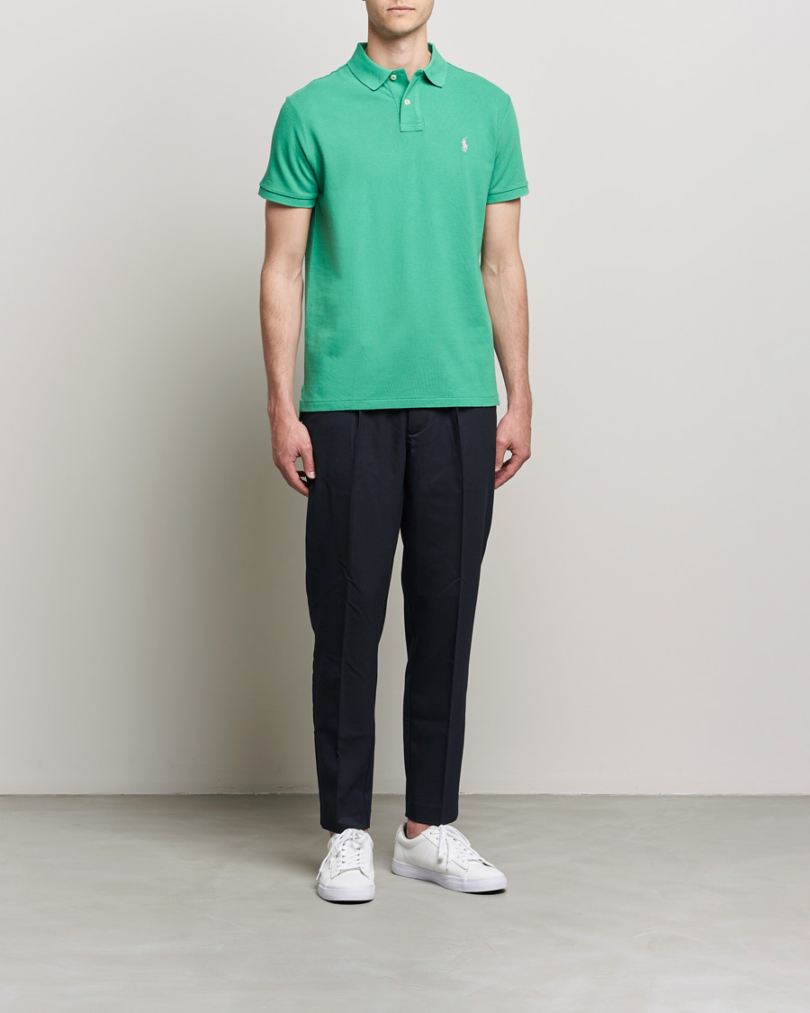 Hombres | Polos | Polo Ralph Lauren | Custom Slim Fit Polo Raft Green