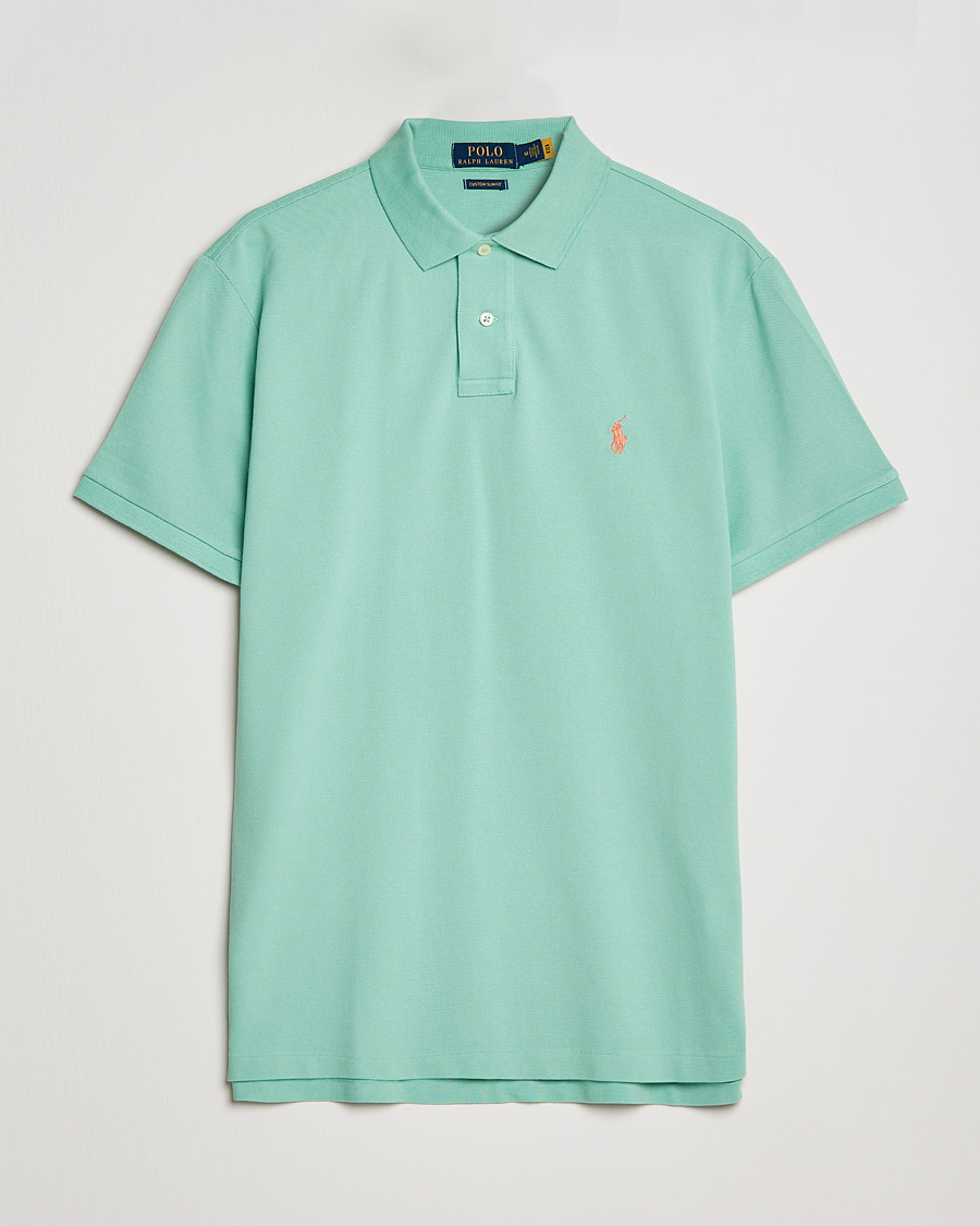 Hombres | Polos | Polo Ralph Lauren | Custom Slim Fit Polo Celadon Green
