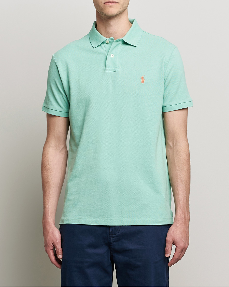 Hombres | Polos | Polo Ralph Lauren | Custom Slim Fit Polo Celadon Green