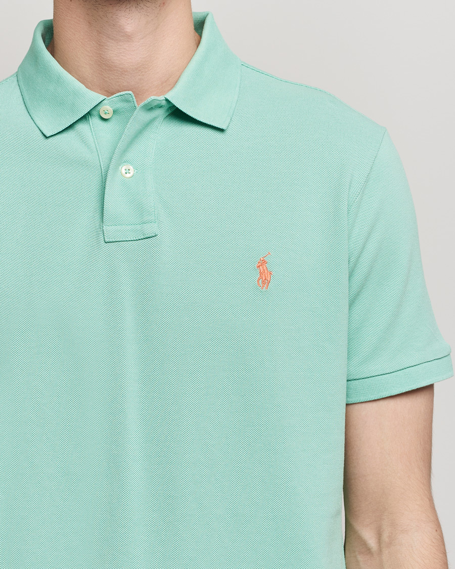 Hombres | Polos | Polo Ralph Lauren | Custom Slim Fit Polo Celadon Green
