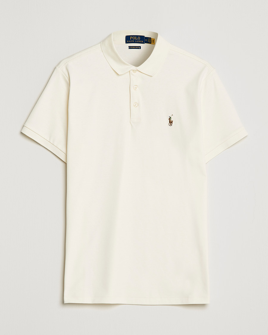 Hombres | Polos | Polo Ralph Lauren | Luxury Pima Cotton Polo Clubhouse Cream