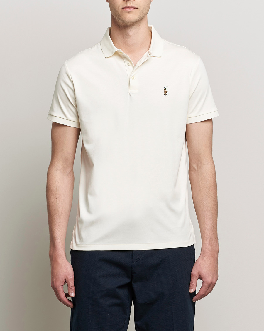 Hombres | Polos | Polo Ralph Lauren | Luxury Pima Cotton Polo Clubhouse Cream