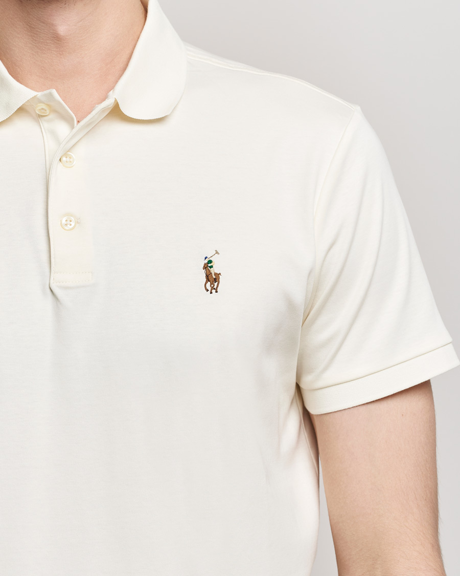 Hombres | Polos | Polo Ralph Lauren | Luxury Pima Cotton Polo Clubhouse Cream