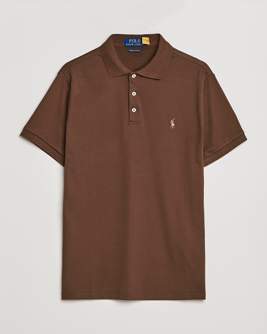 Hombres | Polos | Polo Ralph Lauren | Luxury Pima Cotton Polo American Brown