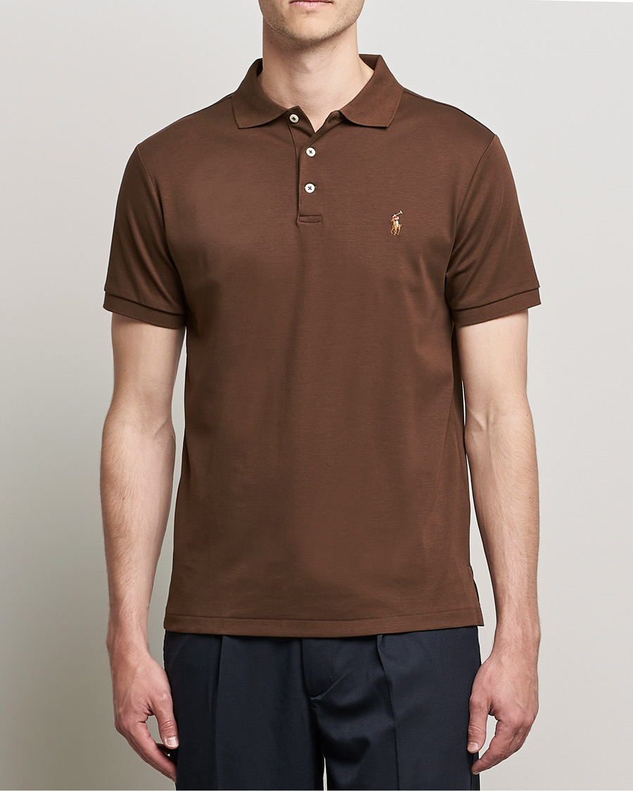 Hombres | Polos | Polo Ralph Lauren | Luxury Pima Cotton Polo American Brown
