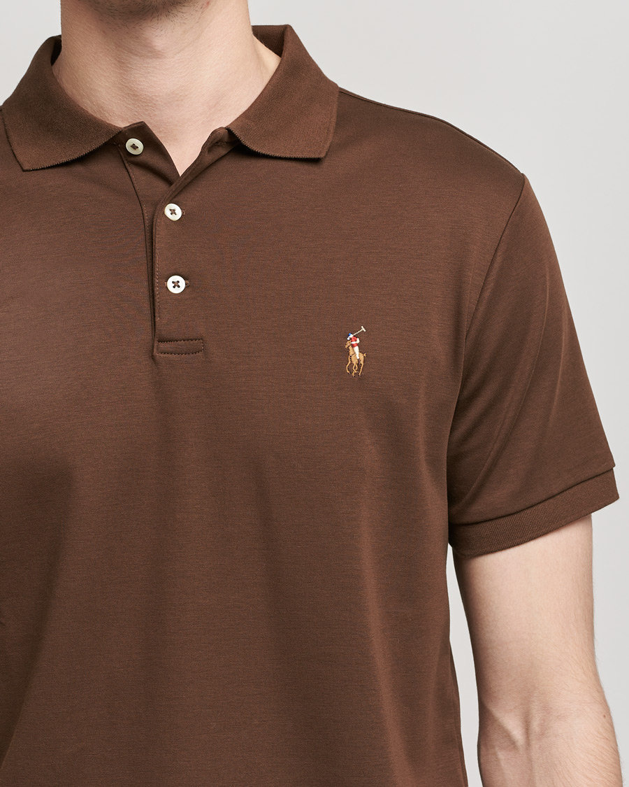 Hombres | Polos | Polo Ralph Lauren | Luxury Pima Cotton Polo American Brown