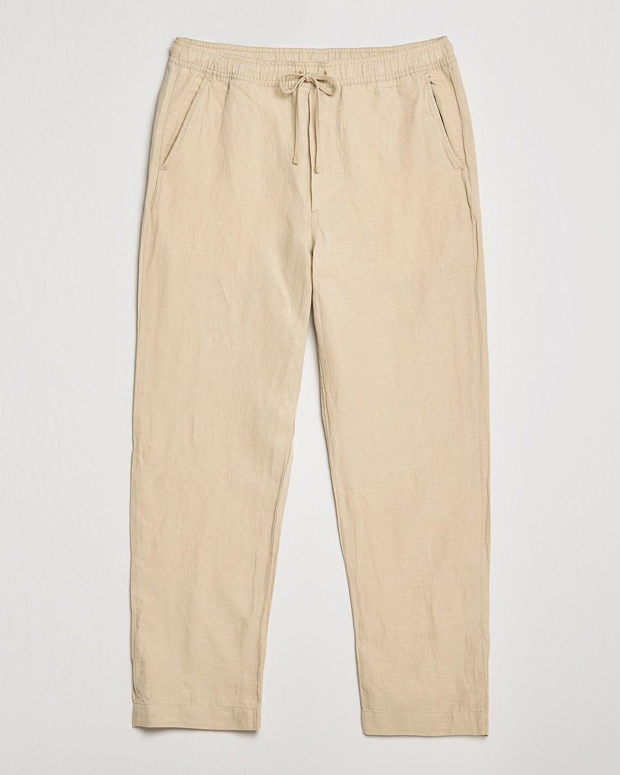 Hombres | Pantalones | Polo Ralph Lauren | Linen/Silk Drawstring Trousers Tallow Cream
