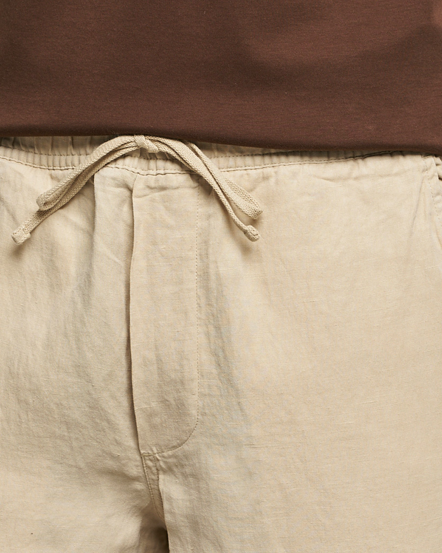 Hombres | Pantalones | Polo Ralph Lauren | Linen/Silk Drawstring Trousers Tallow Cream