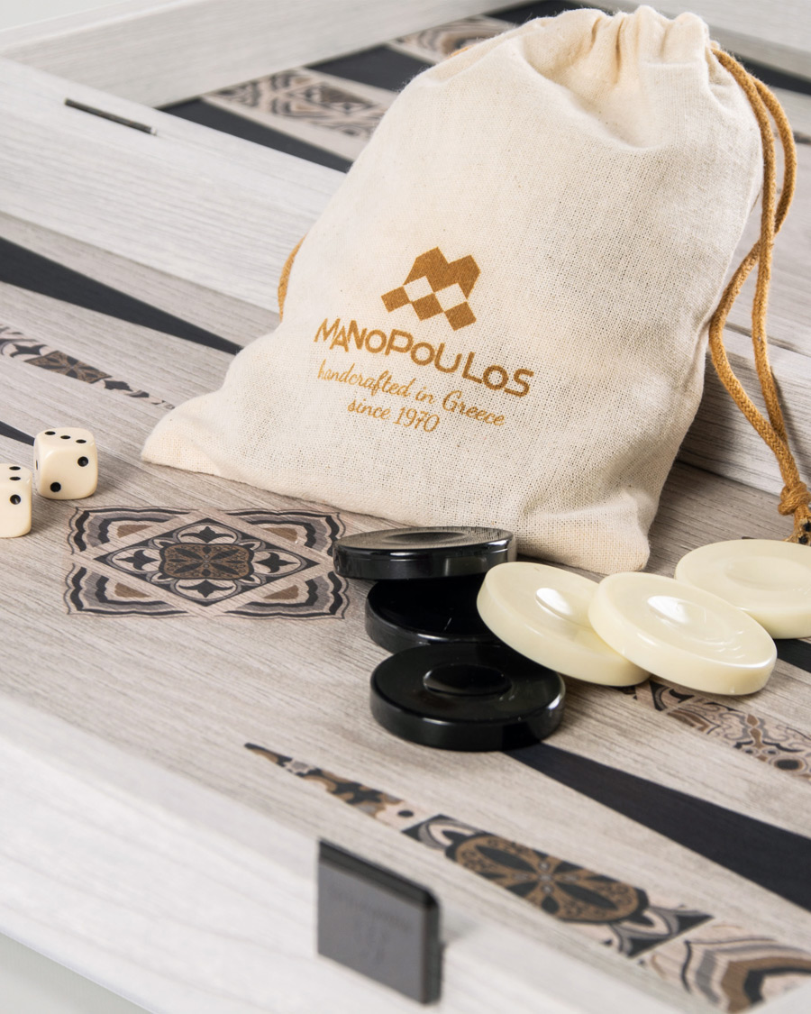 Hombres | Juegos | Manopoulos | Wooden Creative Moroccan Mosaic Backgammon
