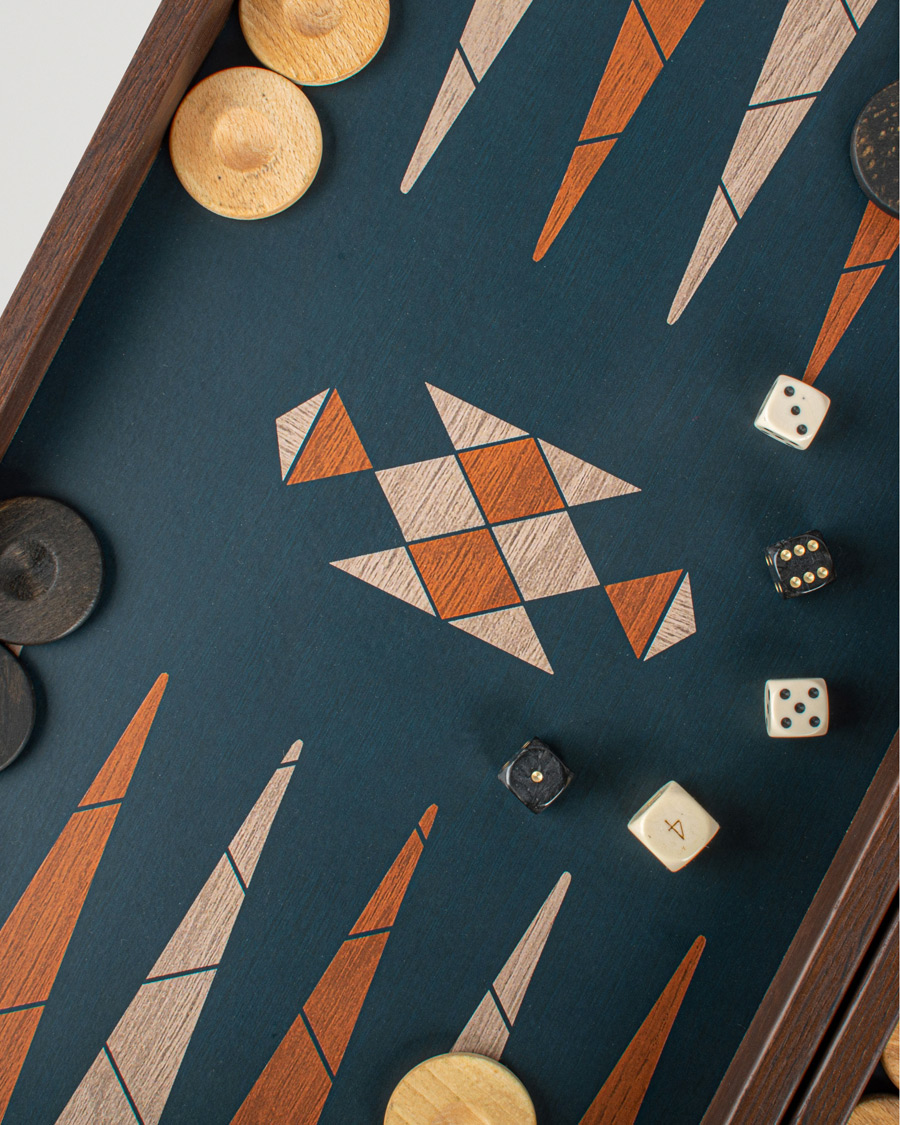 Hombres | Juegos | Manopoulos | Wooden Creative Boho Chic Backgammon 