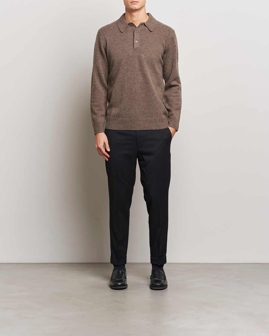 Hombres | Pantalones | Filippa K | Terry Cropped Trousers Black