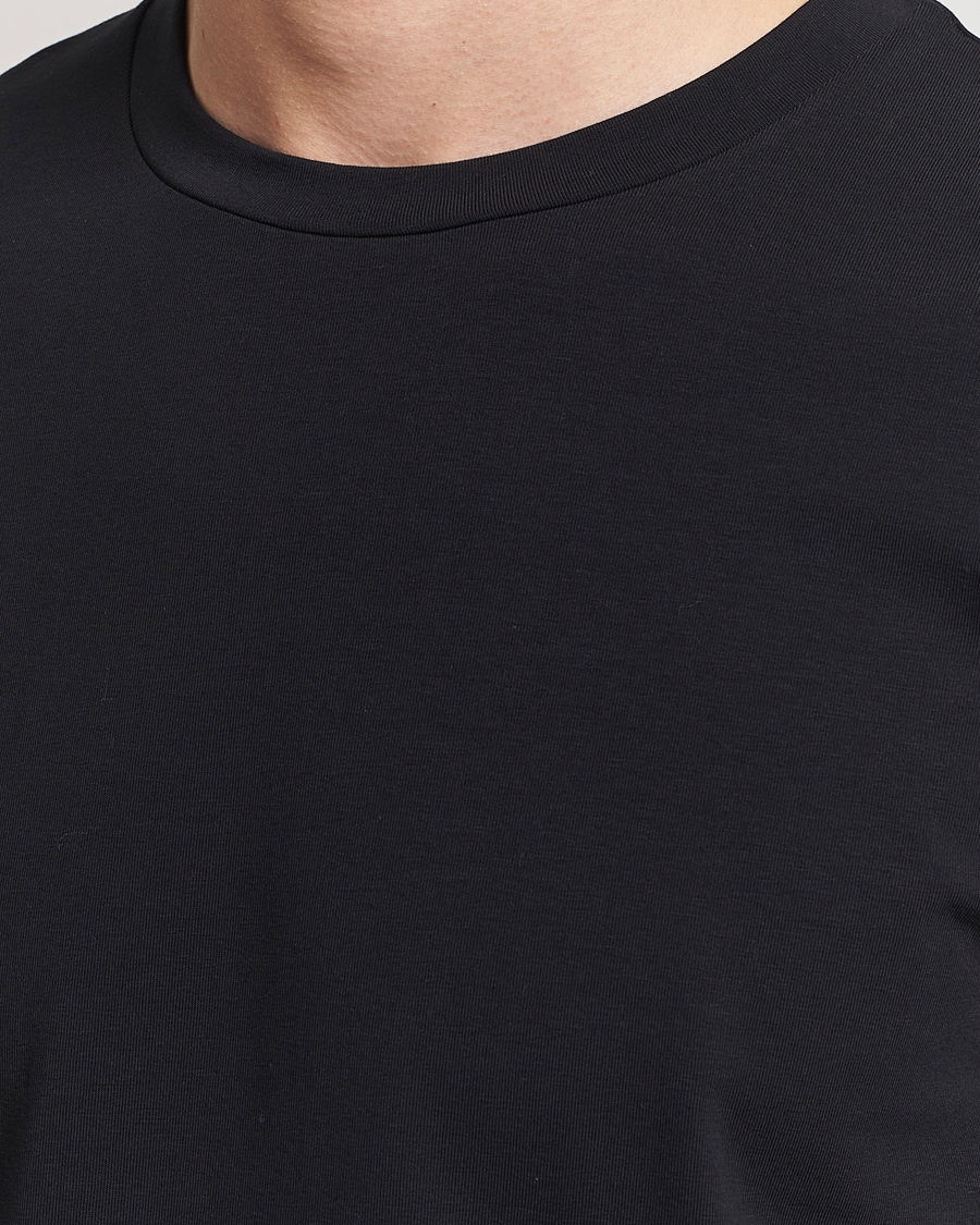 Hombres | Camisetas | Filippa K | Soft Lycra Tee Black