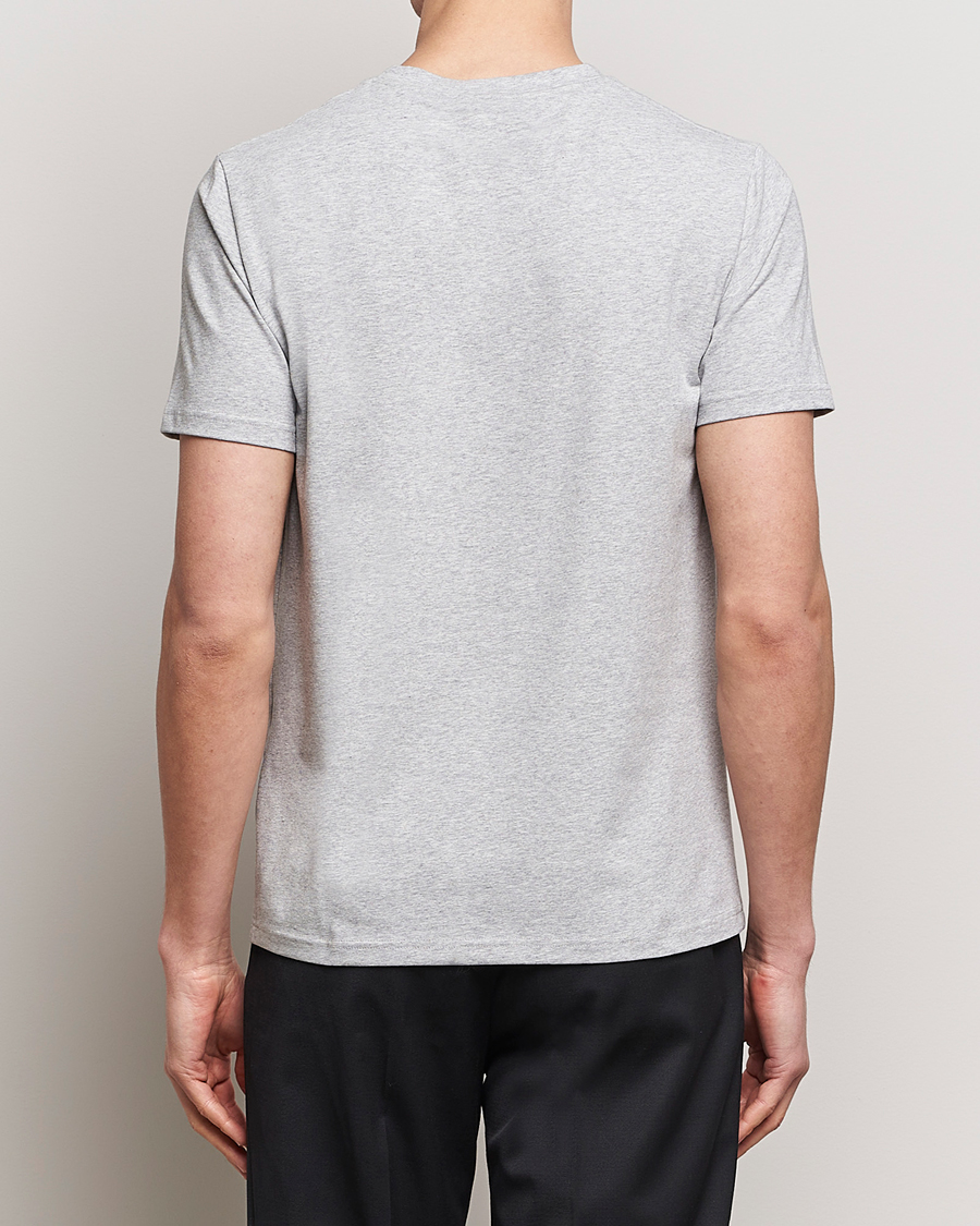 Hombres | Camisetas | Filippa K | Soft Lycra Tee Light Grey Melange