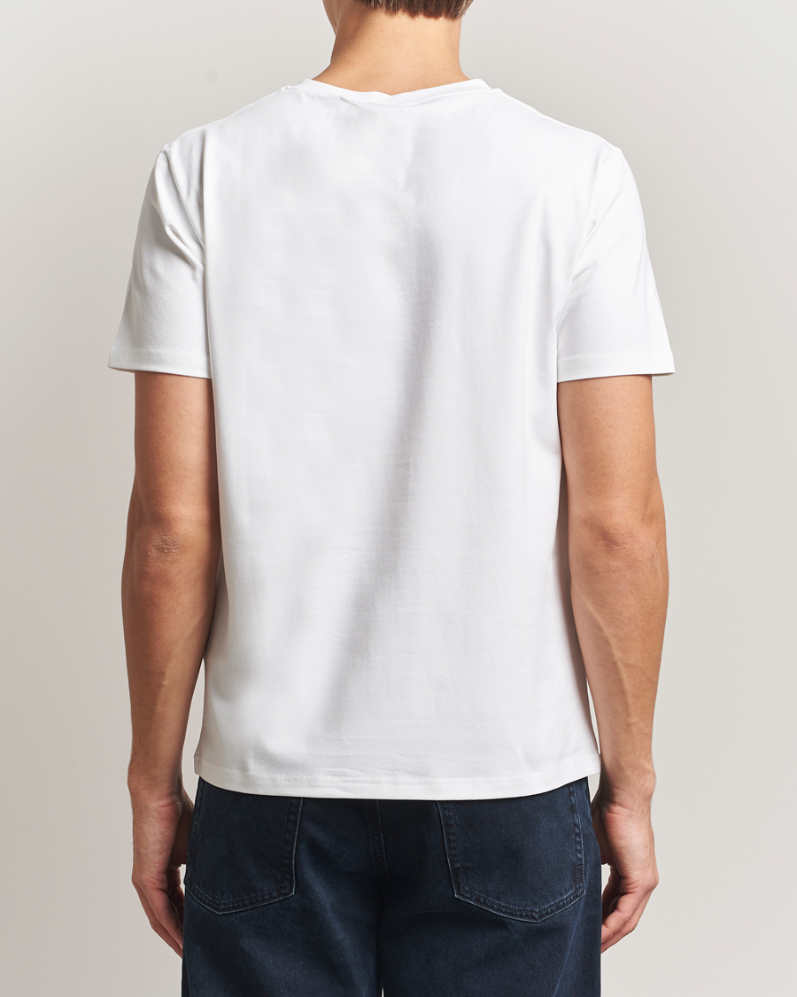 Hombres | Camisetas | Filippa K | Soft Lycra V-Neck Tee White
