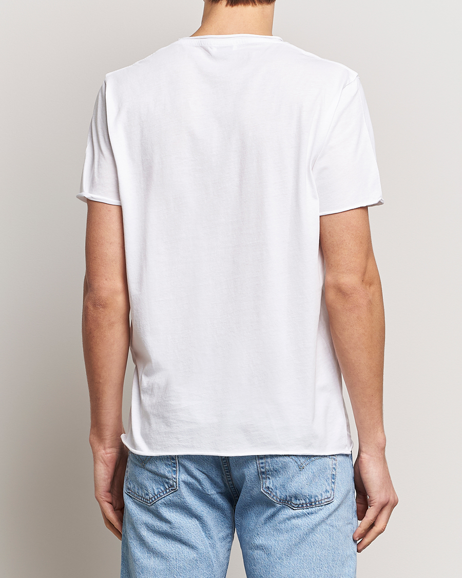 Hombres | Camisetas | Filippa K | Roll Neck Crew Neck Tee White