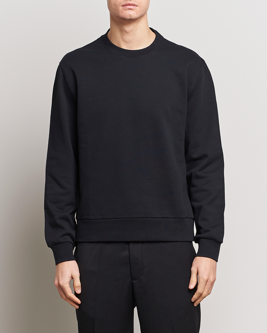 Hombres | Ropa | Filippa K | Gustaf Cotton Sweatshirt Black