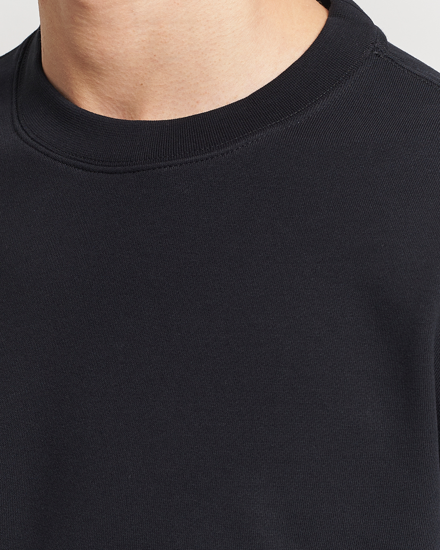Hombres | Jerséis y prendas de punto | Filippa K | Gustaf Cotton Sweatshirt Black
