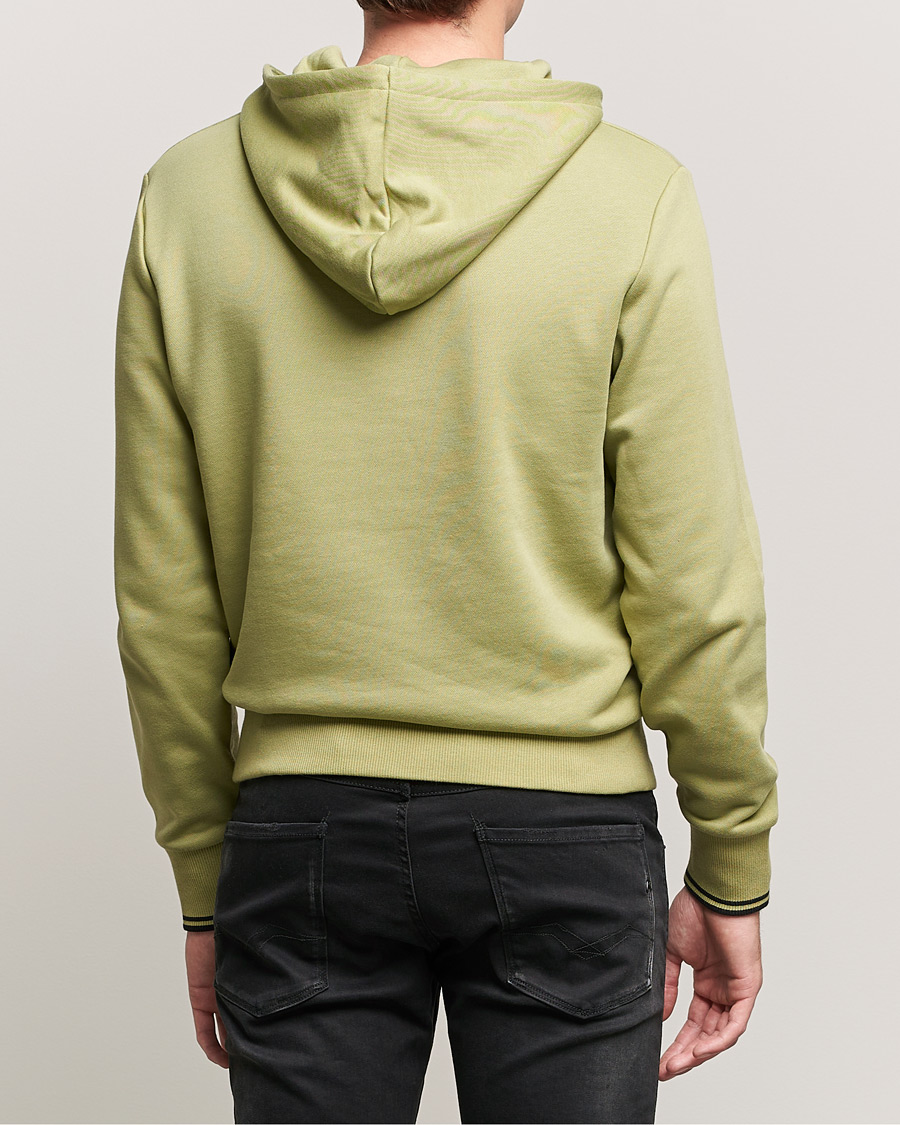 Hombres | Jerséis y prendas de punto | Fred Perry | Tipped Hooded Sweatshirt Sage Green 