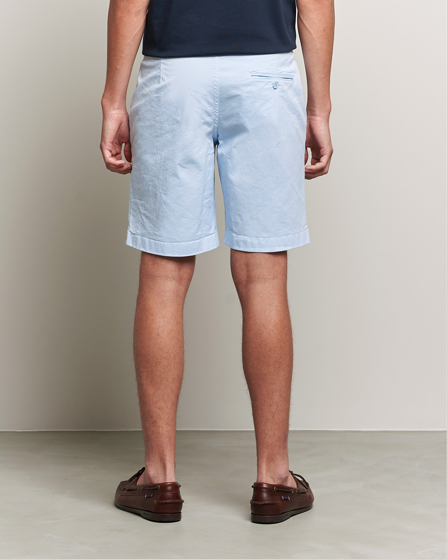 Hombres | Pantalones cortos | Orlebar Brown | Dane Cotton Twill Shorts Ice Blue