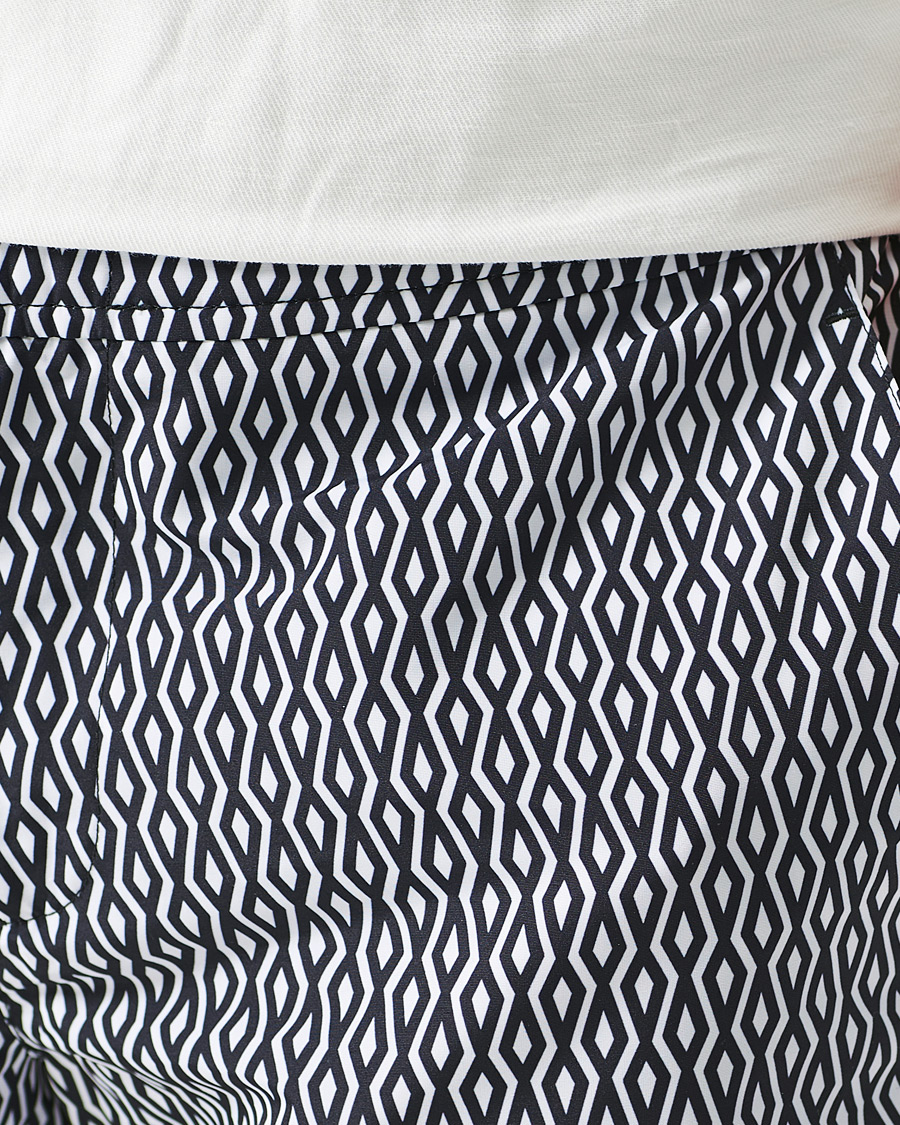 Hombres | Bañadores | Orlebar Brown | Bulldog Alado Printed Swimshorts Night Iris/White