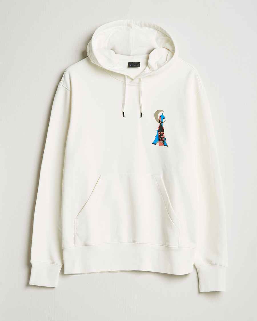 Hombres | Jerséis y prendas de punto | PS Paul Smith | Souvenir Organic Cotton Hoodie Off White
